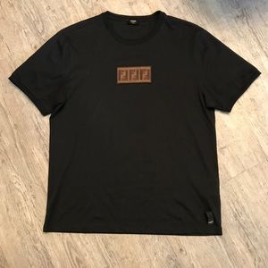 Fendi box logo T-shirt XL